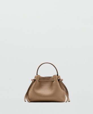 Women's Faux-Leather Bucket Handbag