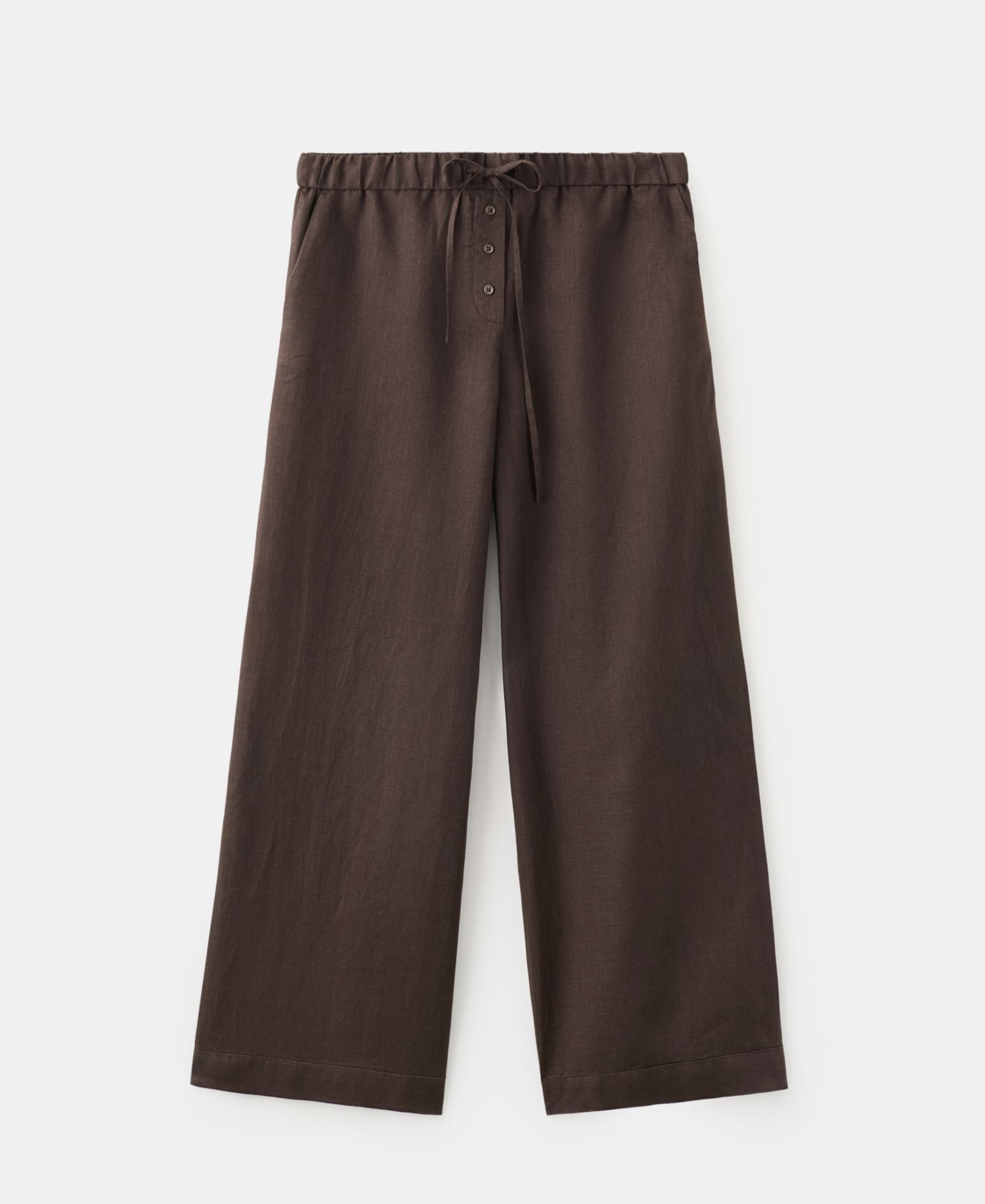 Women's Buttons Linen Pants
