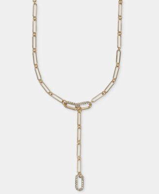 Cubic Zirconia Long Lariat Y Necklace