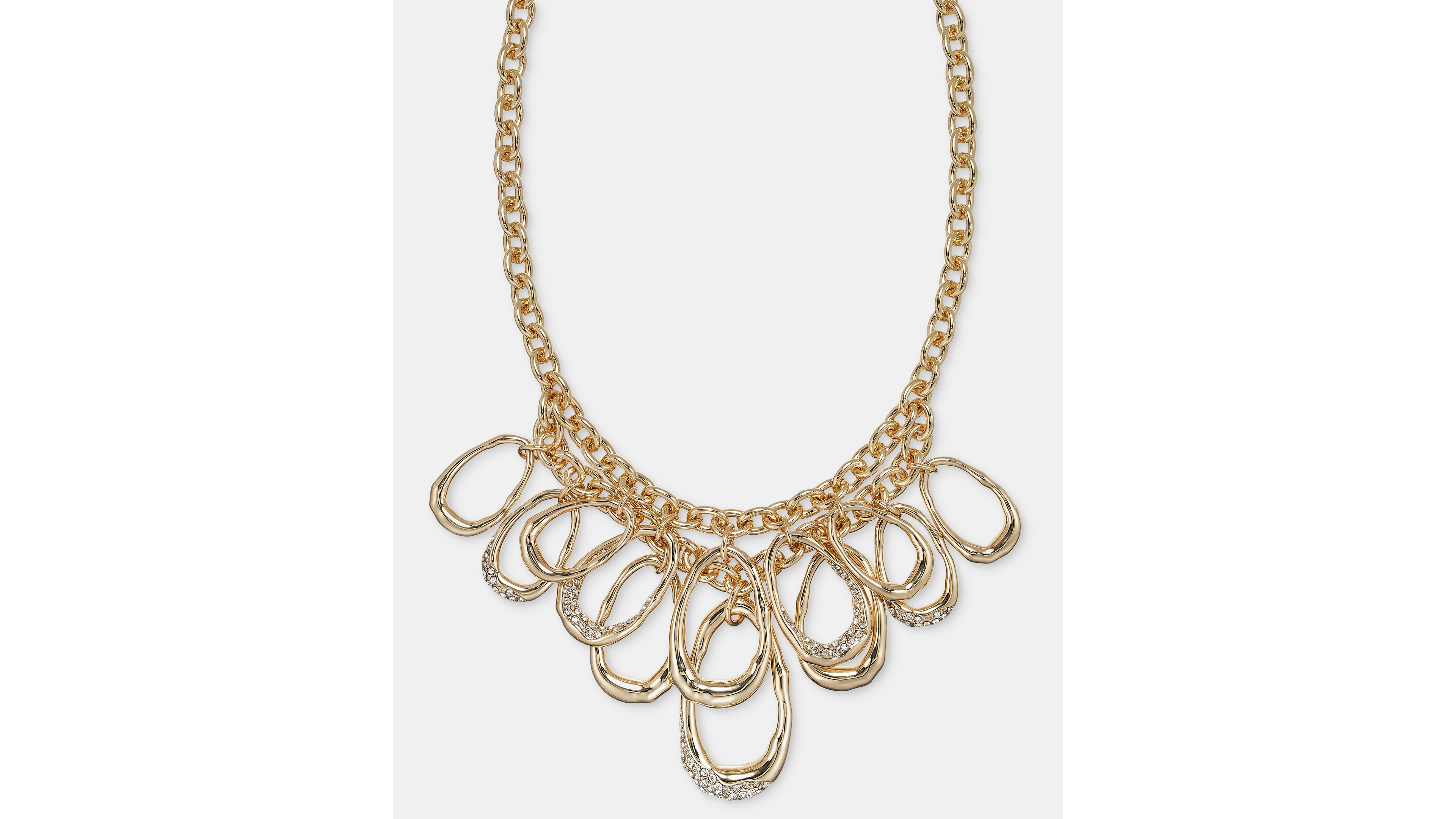 Style & Co Glass Crystal Shaky Pendant Necklace, Macy's Exclusive