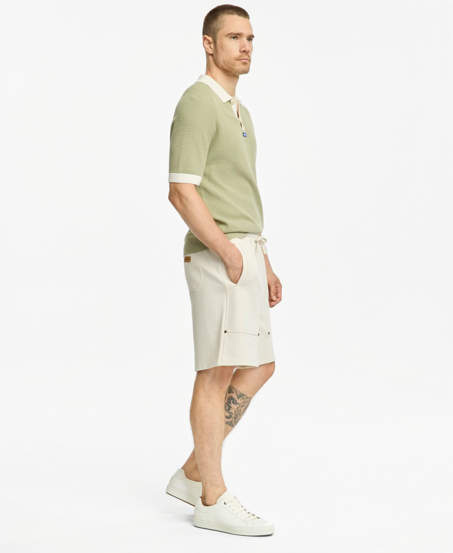 HUGO by Men's Nimdos Elastic Waistband Shorts