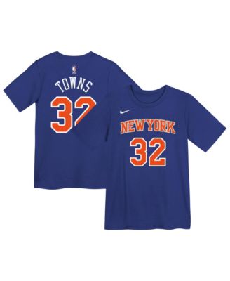 Preschool Karl-Anthony Towns Blue New York Knicks Icon Name & Number T-Shirt