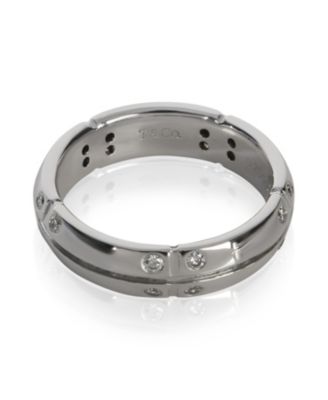 White Gold Diamond Streamerica Band