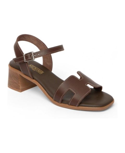 Женские сандалии Menina Step Siena Flat Sandal, цвет: Шоколадный