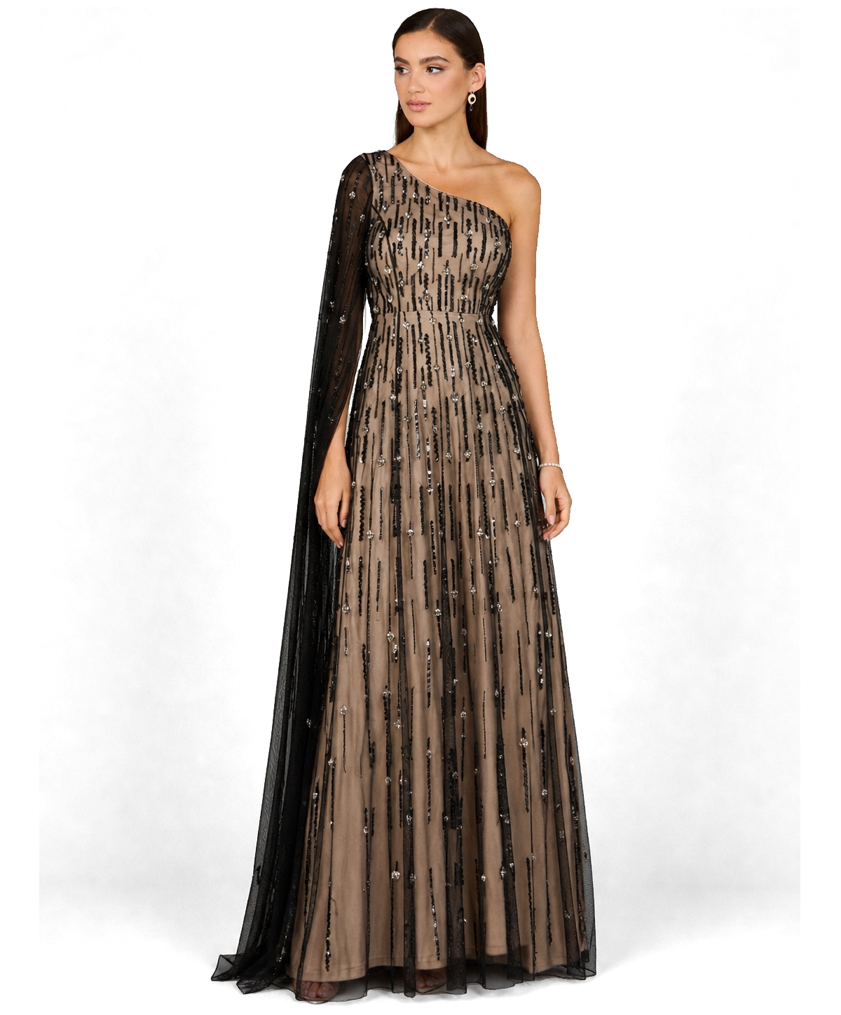 Lara Women's One Shoulder A-Line Gown