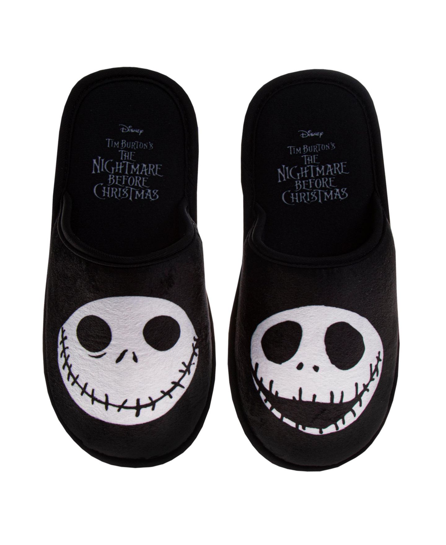Тапочки Nightmare Before Christmas /Big Kid Cozy Halloween House Slippers для мальчиков, цвет: Чёрный — фото 3