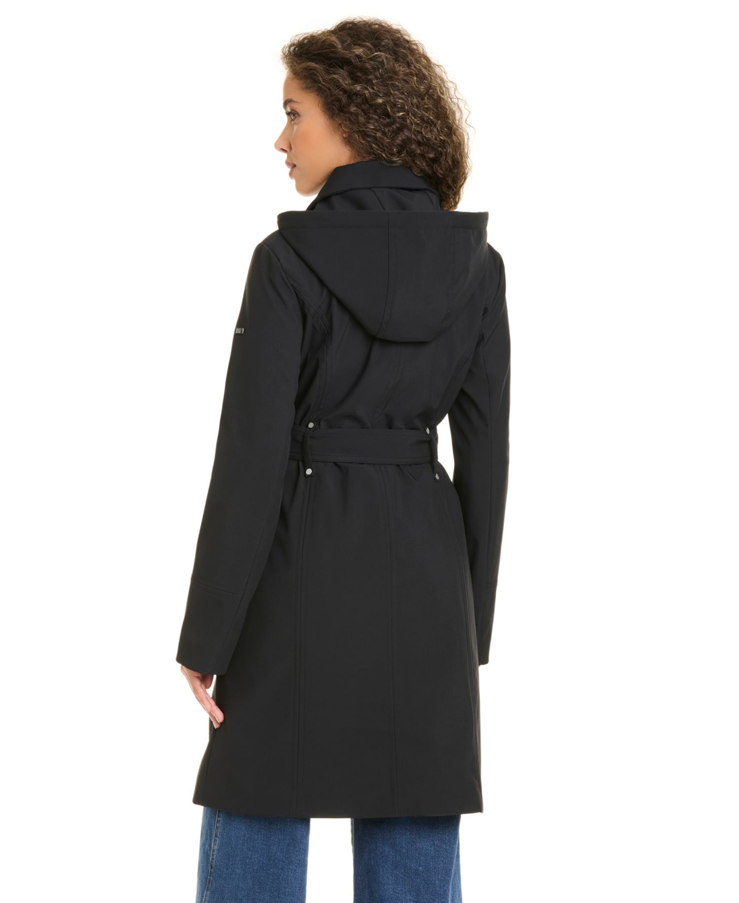 Women's Belted Softshell Coat