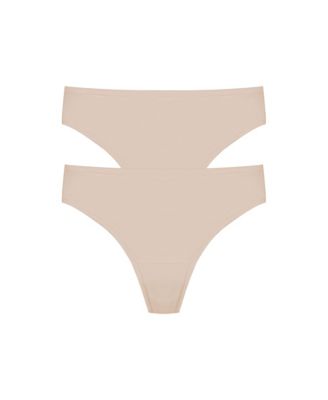 Women's Bliss Bare Cotton Thong 2-Pack