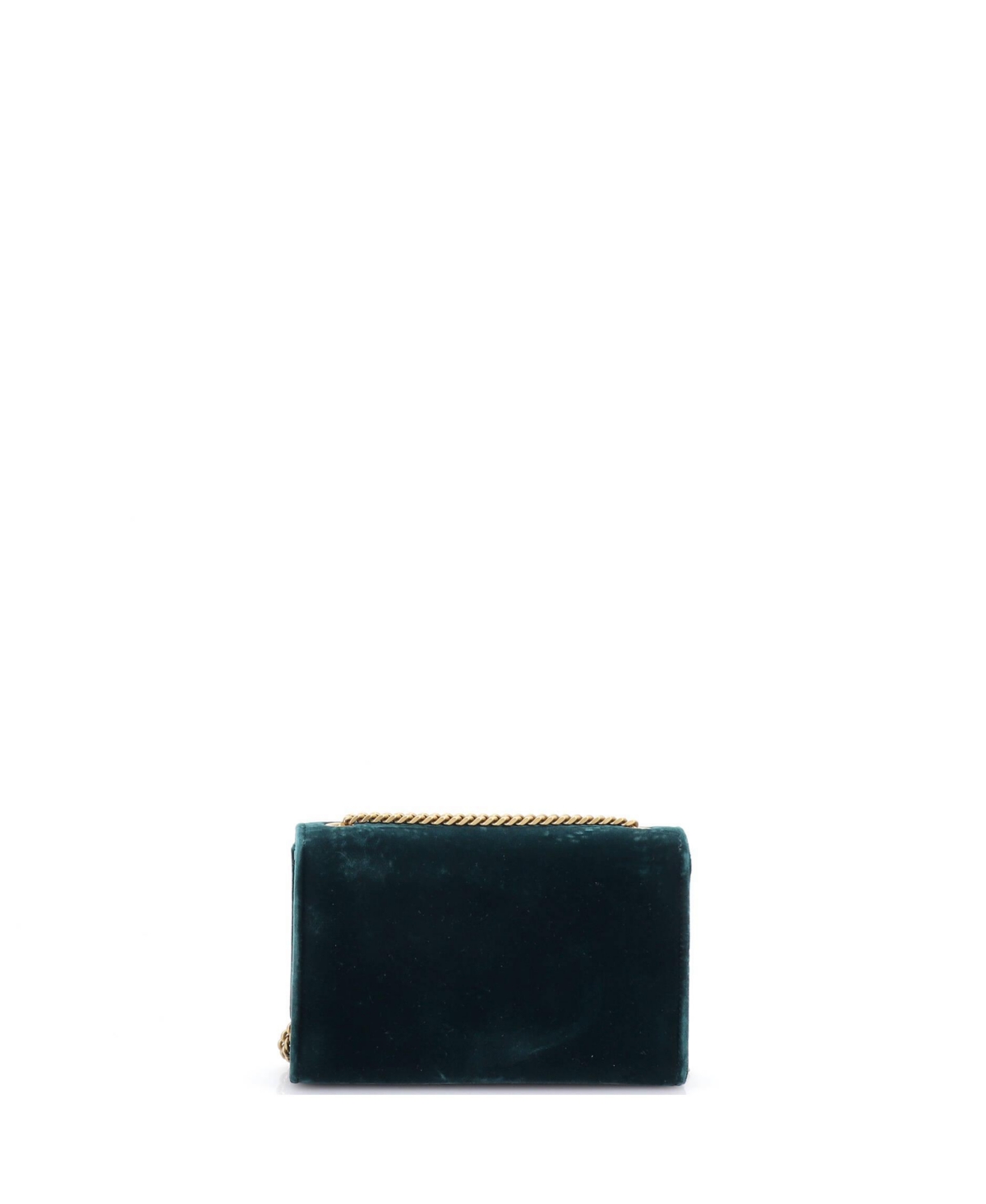 Pre-Owned Saint Laurent Small Classic Monogram Tassel Crossbody Bag Velvet