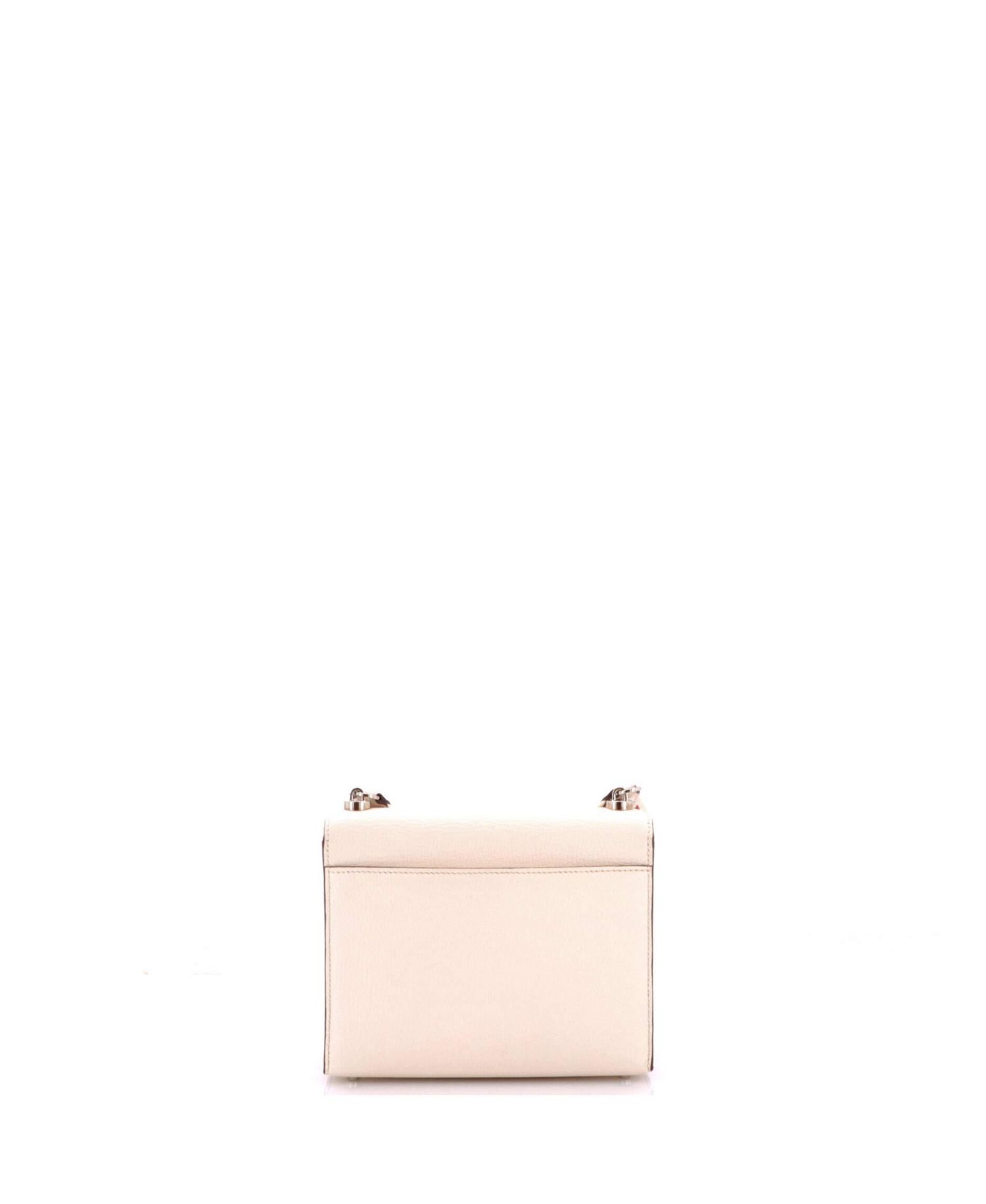 Mini Verrou Bag Chevre Mysore and Canvas