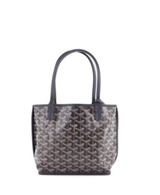 Mini Anjou Reversible Tote Coated Canvas