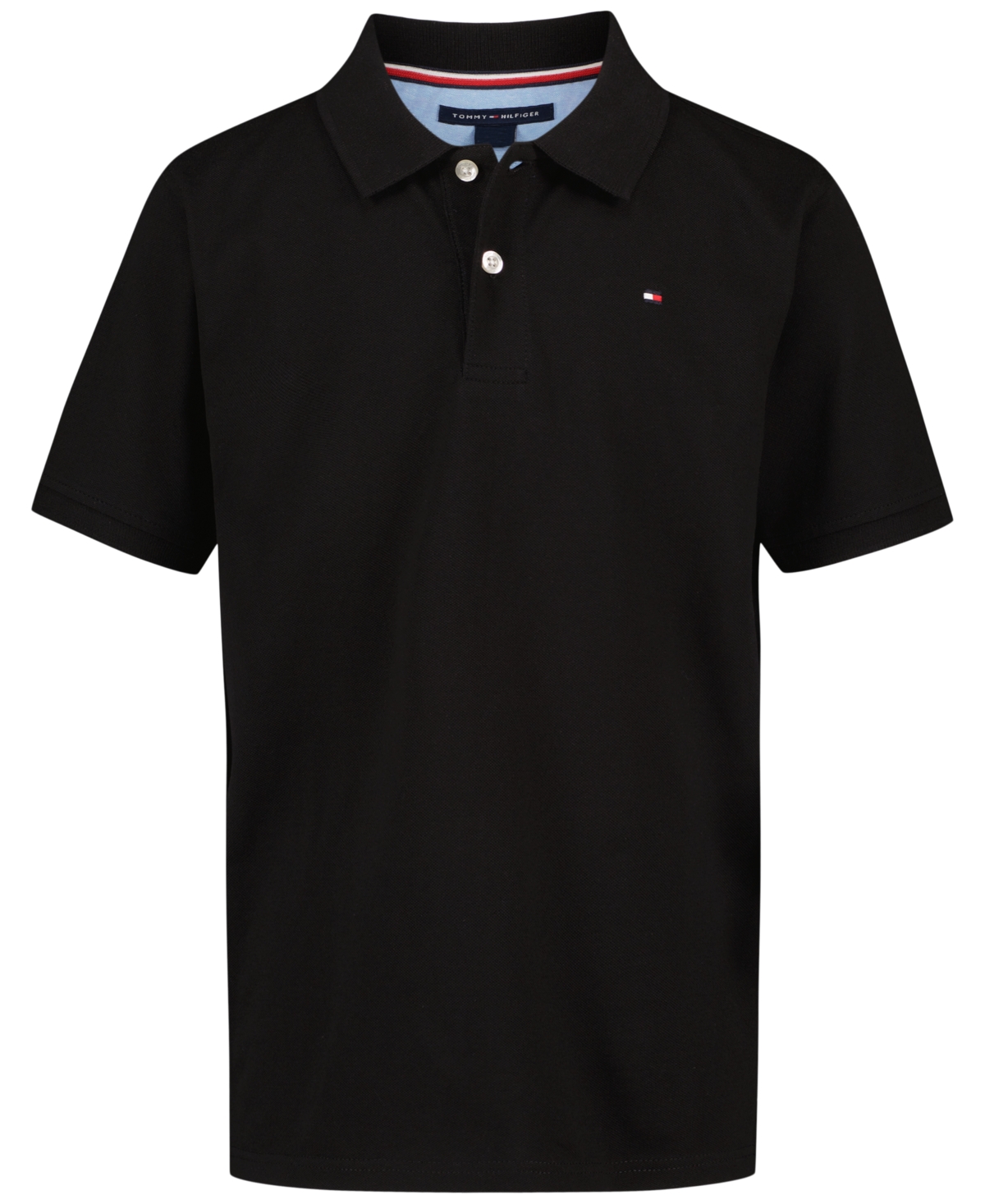 Tommy Hilfiger Boys' 8-20 Stretch Ivy Polo Shirt - Black
