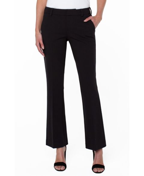 Женские брюки Liverpool Los Angeles Petite Kelsey Flare Trousers, цвет: Чёрный
