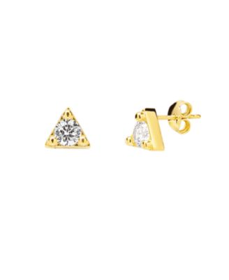 Triangle Sterling Silver Stud Earring