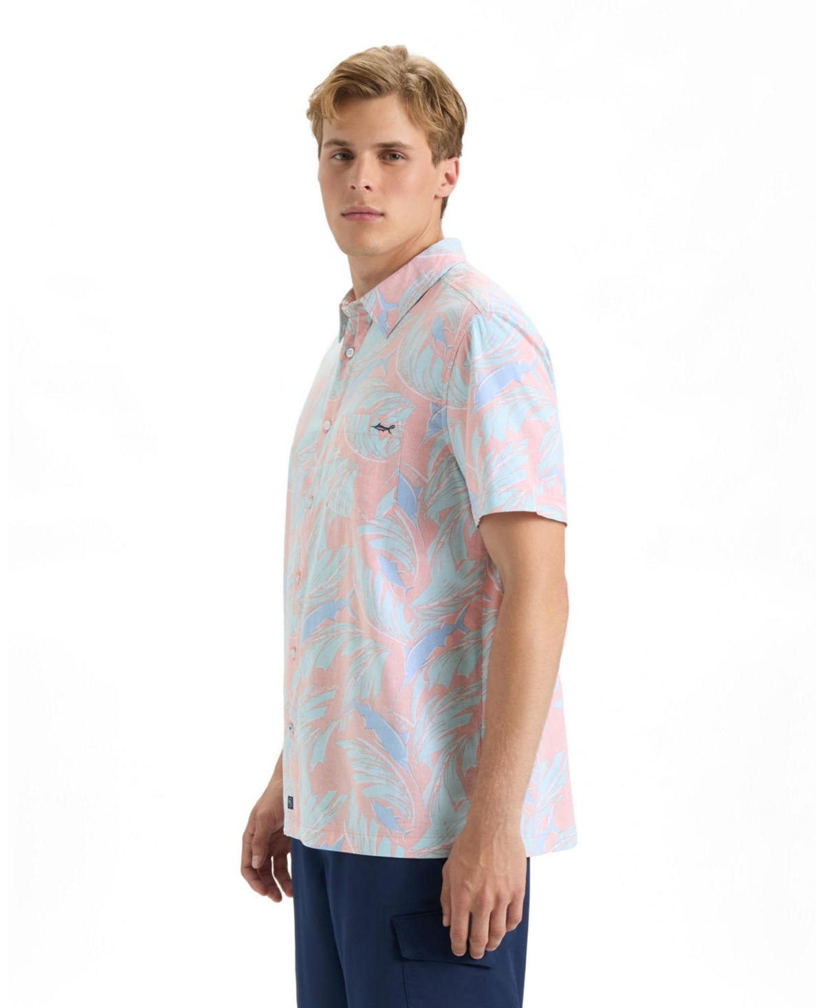 Salt Life Men's Palm Promenade Woven Shirt