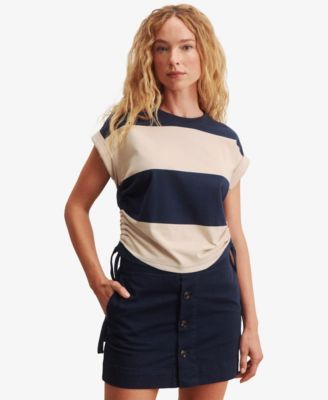 Women's Ruched Crewneck T-Shirt