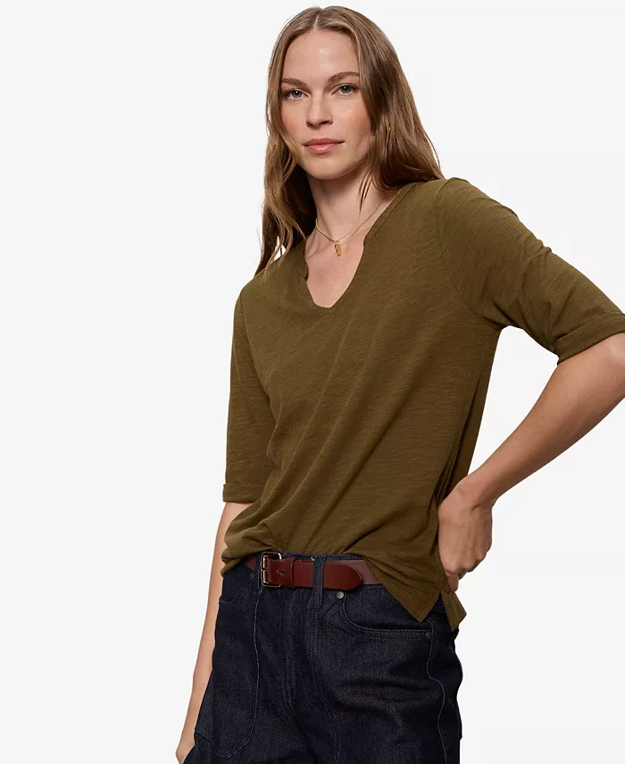 Women's Dolce Notch-Neck T-Shirt - thumbnail 9