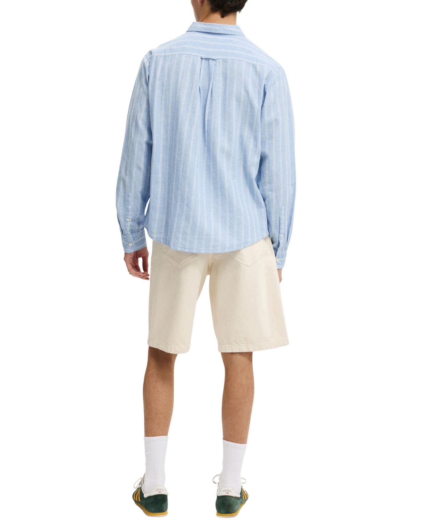 Мужские шорты COTTON ON Baggy Denim Shorts, цвет: Бежевый — фото 5