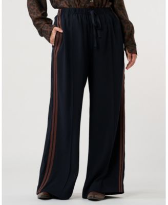 Women's Jesse Wide-Leg High Rise Striped Pant