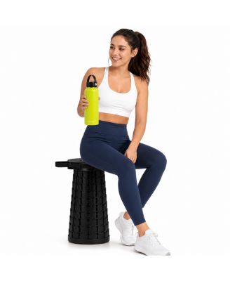 Portable Retractable Stool and Insulated Tumbler Bundle - Travel, Camping and Outdoor Essentials