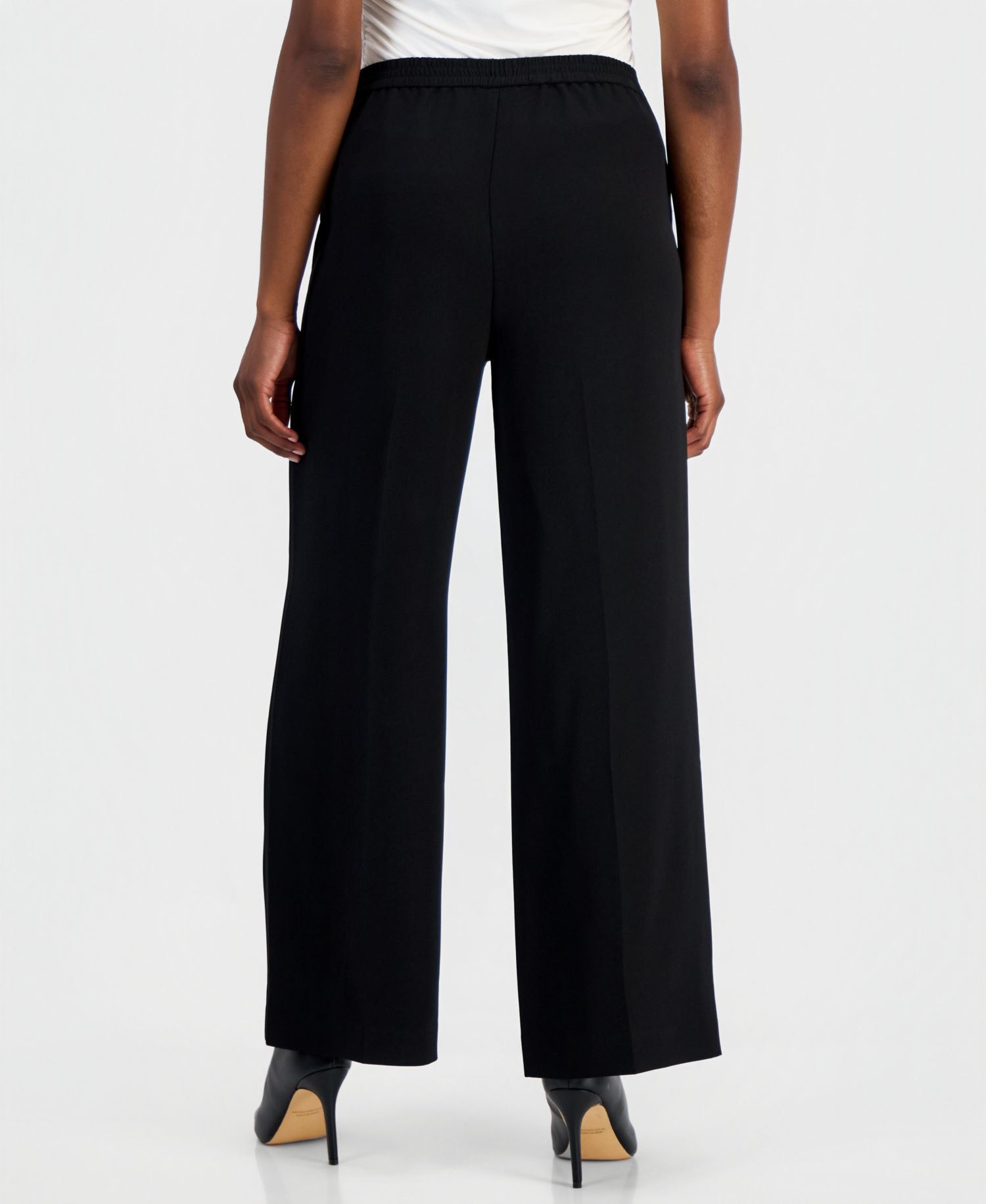 I.N.C. Petite High-Rise Wide-Leg Pants