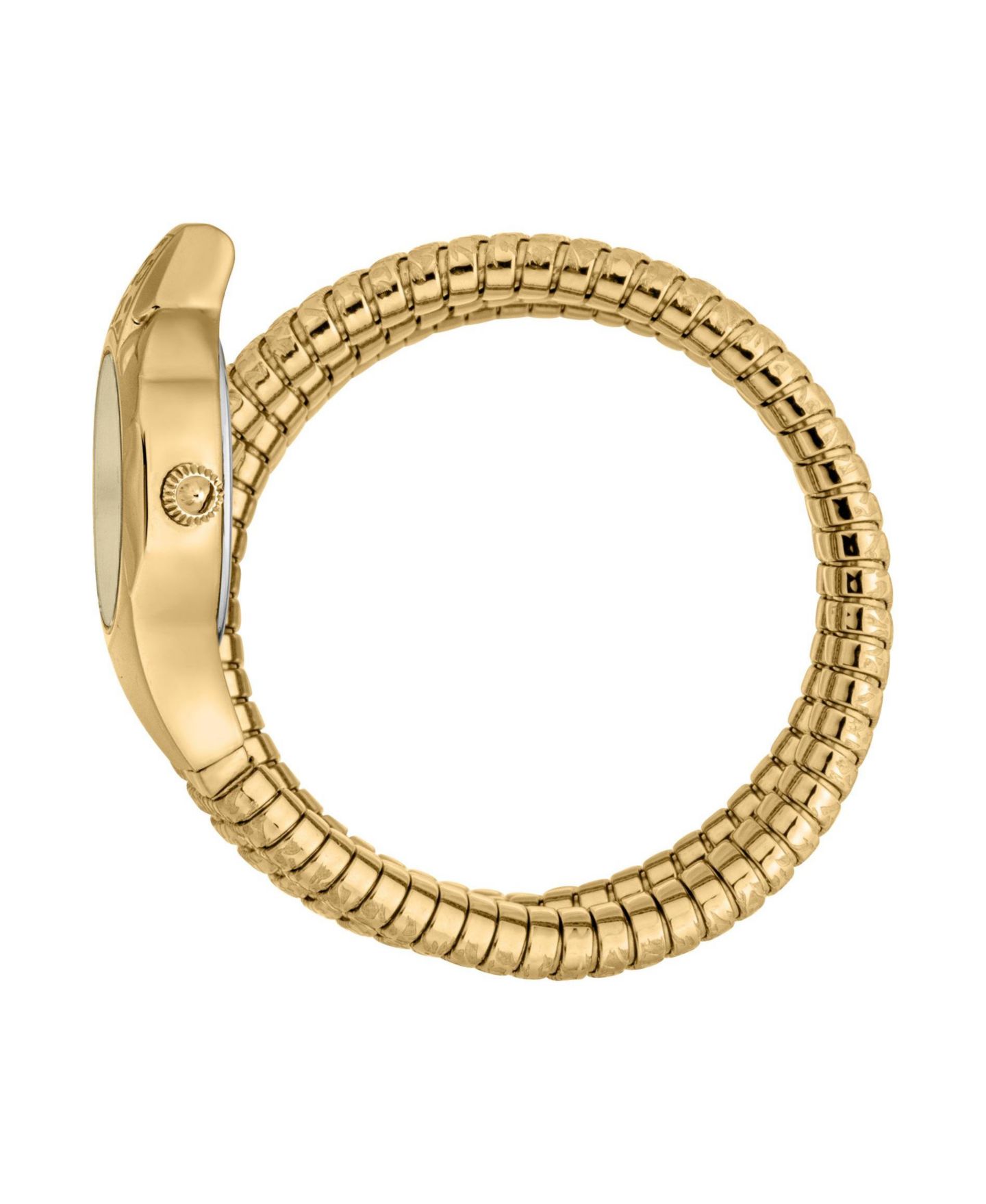 Женские часы Just Cavalli Reptilia Quartz IP Gold Stainless Steel Bracelet Watch, цвет: Золотой — фото 2