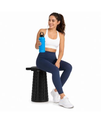 Portable Retractable Stool and 32 oz Insulated Tumbler Bundle - Travel, Camping and Outdoor Essentials