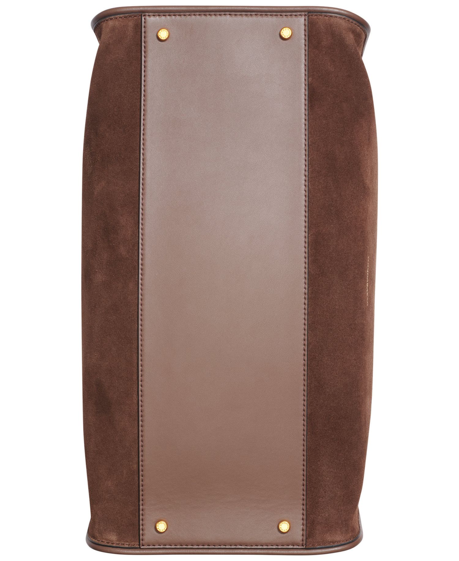 Satin Suede Satchel Handbag