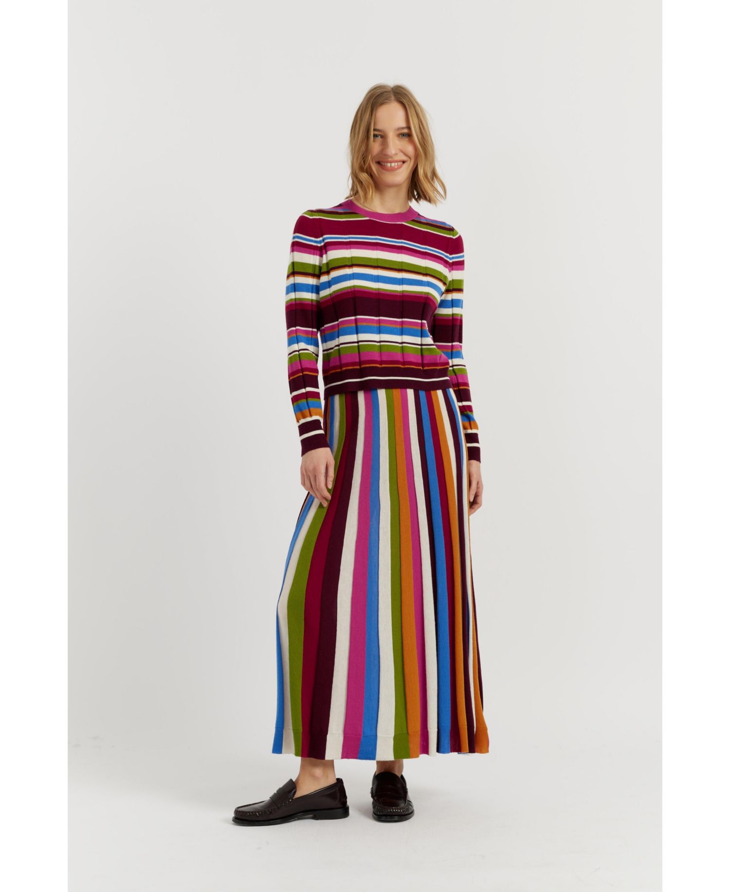 Women's Chinti and Parker Merino Stripe Sweater