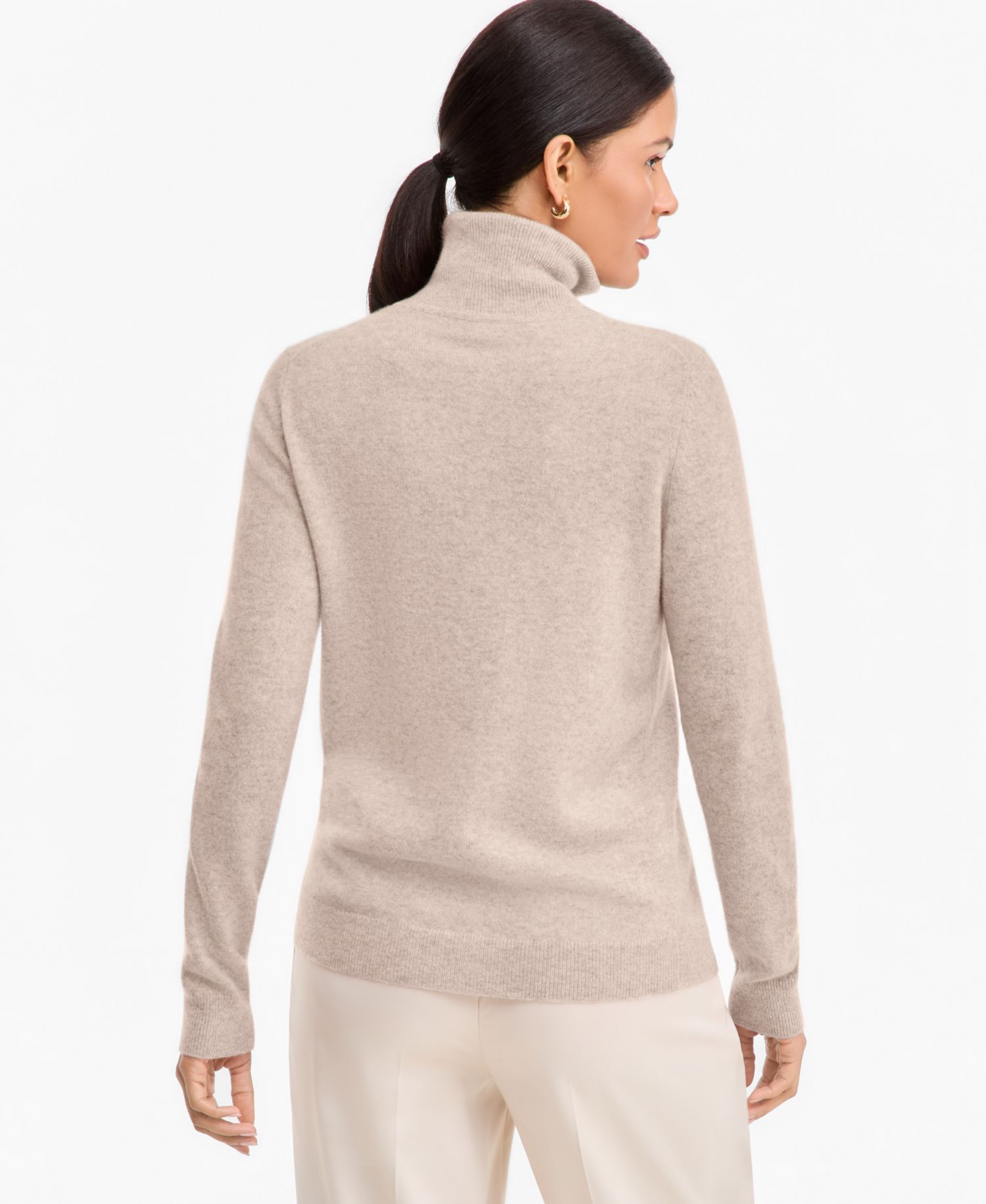 Petite Cashmere Turtleneck Sweater