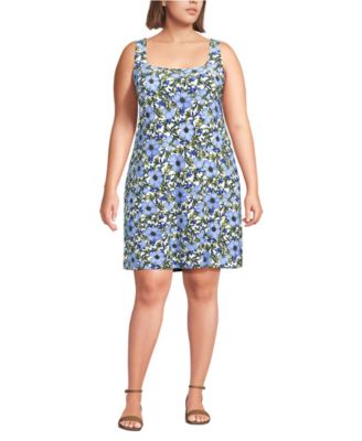 Plus Size Silky Knit Mini Shift Dress