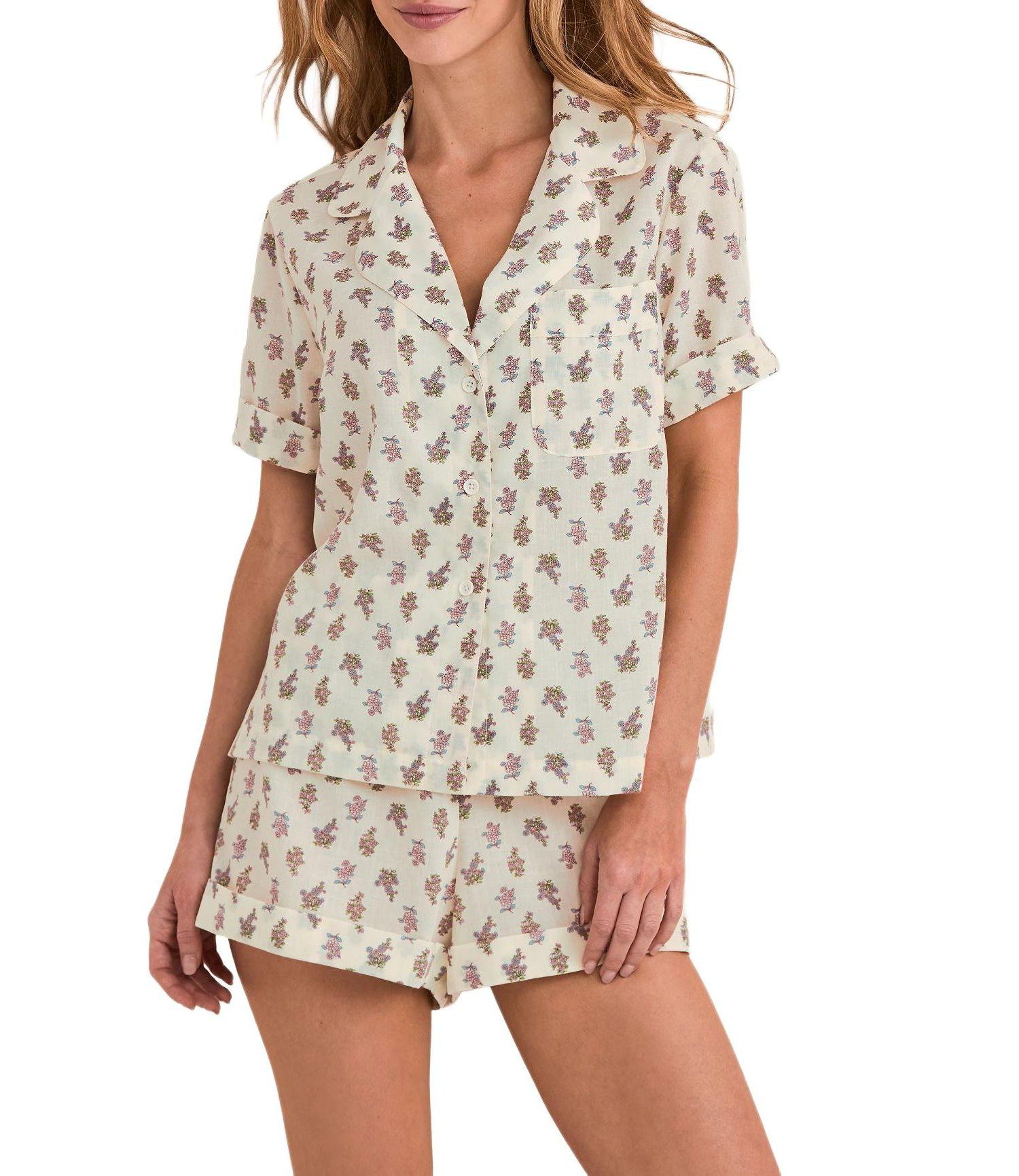 Women's Lucero Ultra-soft Short Sleeve Top and Shorts Pajama Set