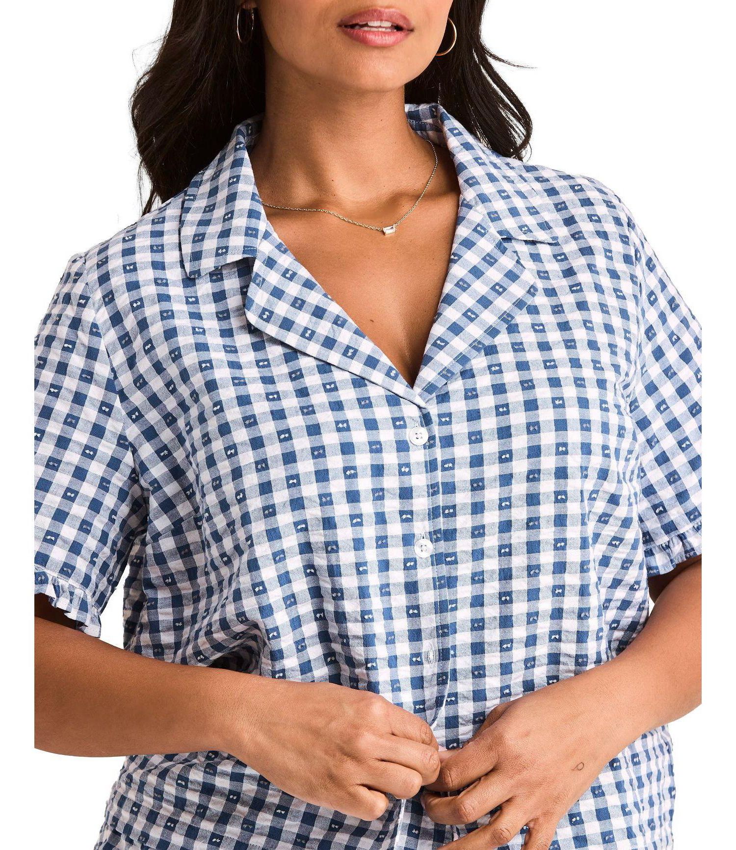 Plus Size Barbara Short Pajama Set