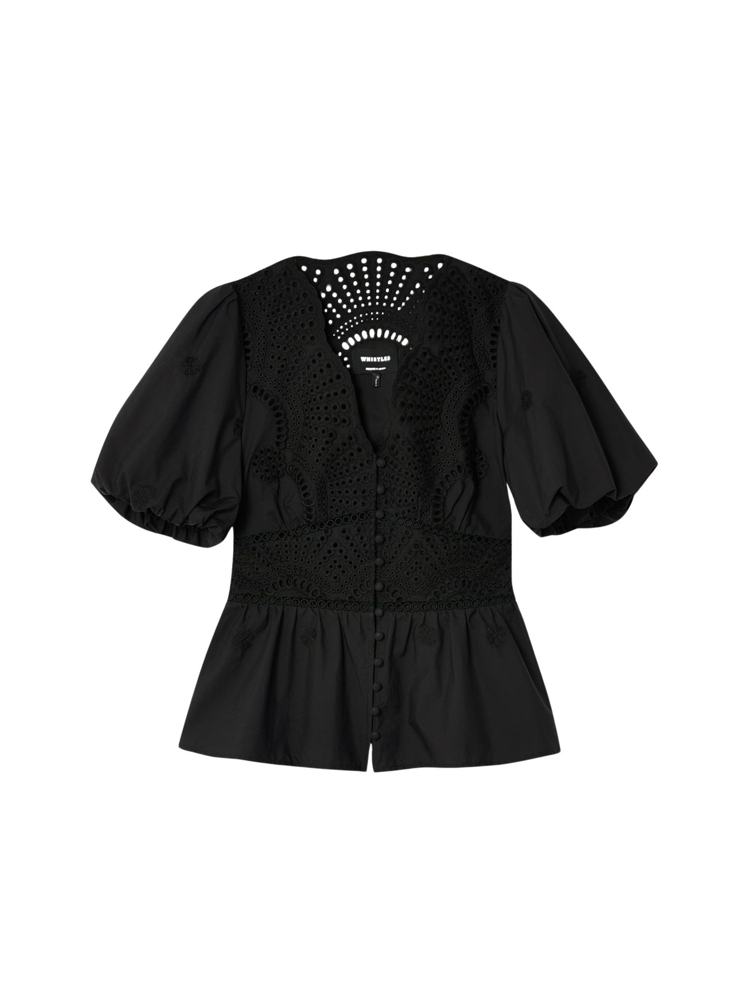 Women's Cotton V-Neck Blouse