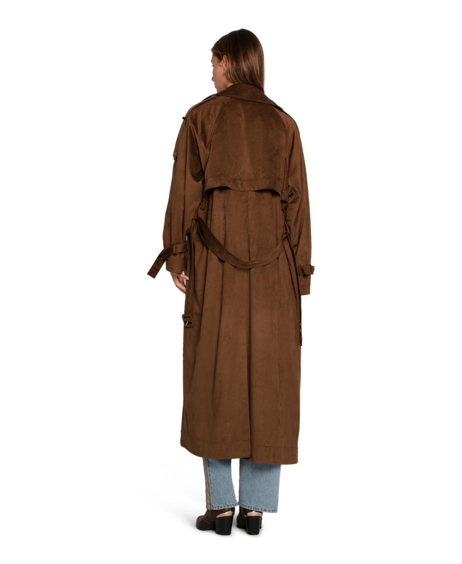 Women's Long Lost Lover Soft Maxi Trench