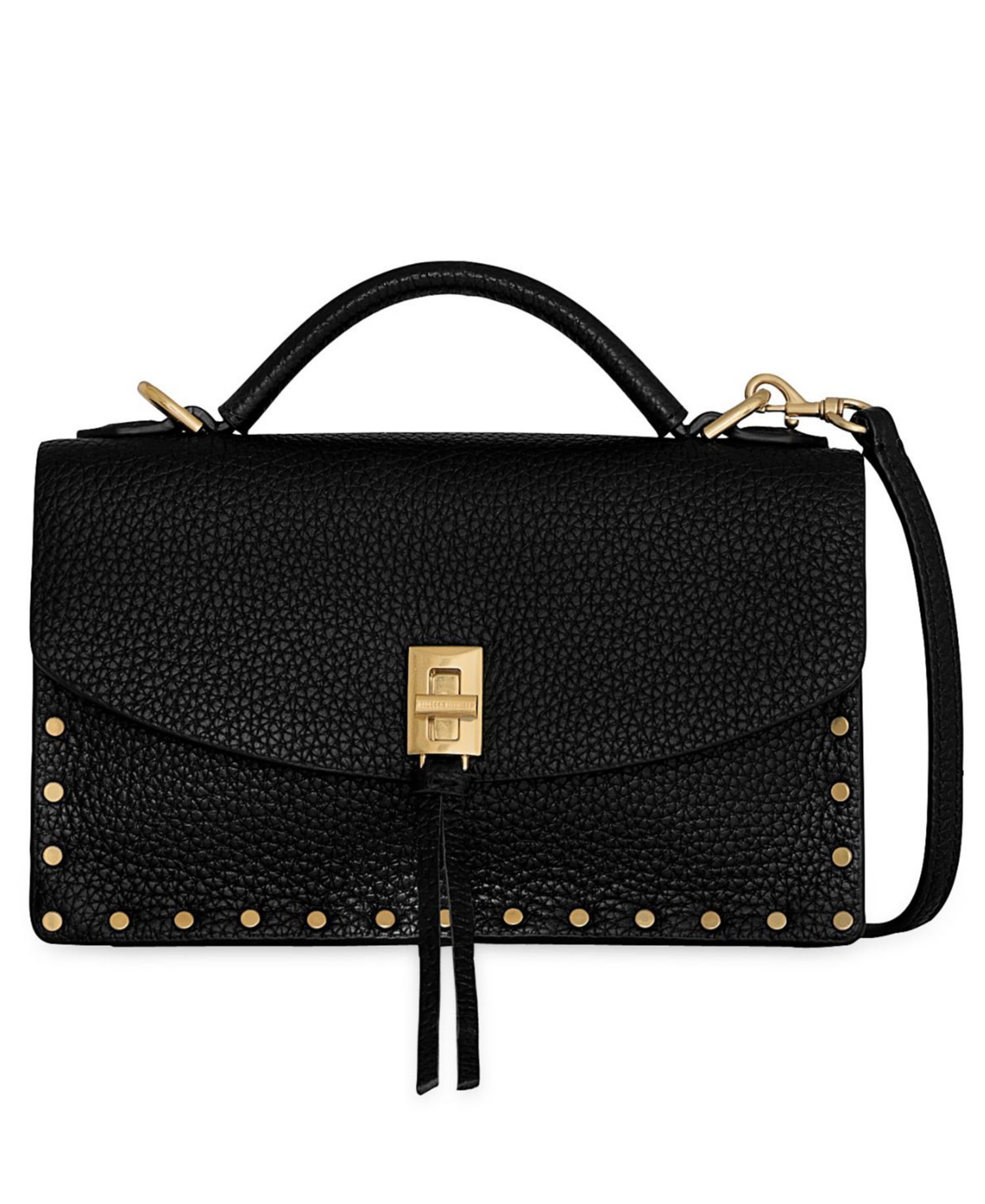Darren Small Leather Top Handle Satchel Handbag