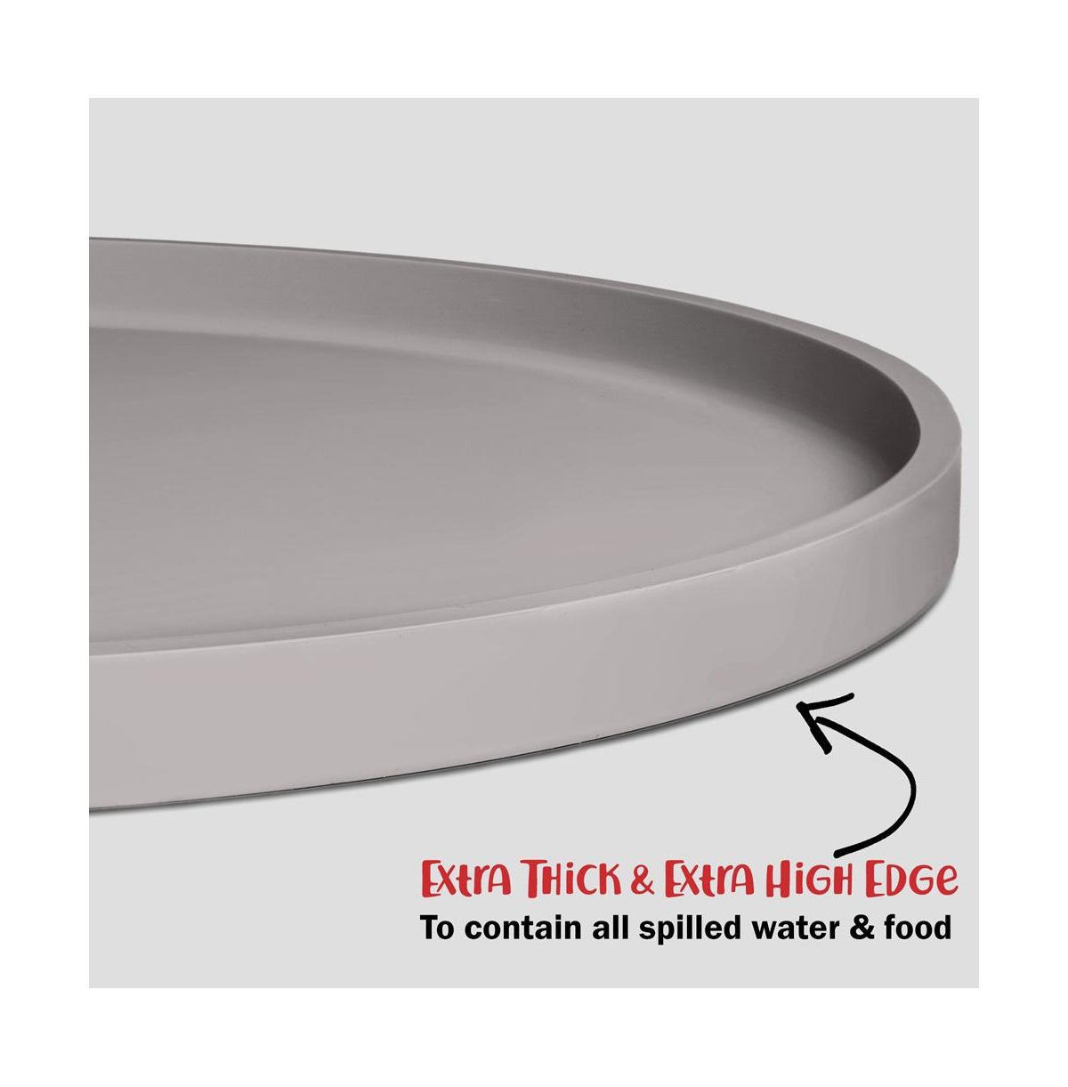 DogBuddy Oval Dog Food Mat/ Pet Placemat