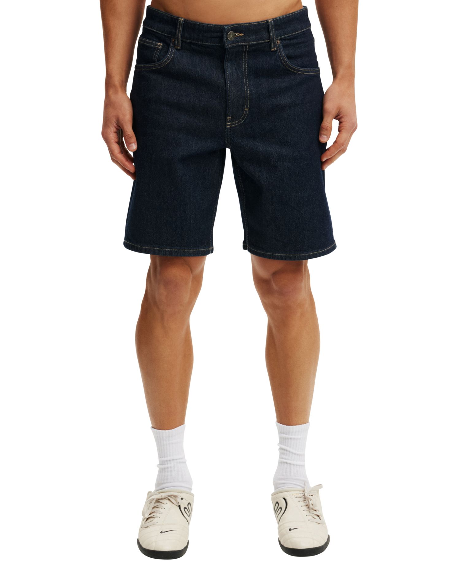Men's 9" Loose Straight Denim Shorts