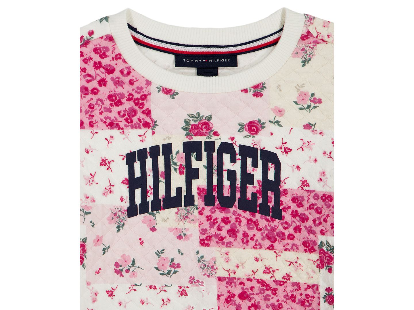 Детский комплект Tommy Hilfiger для девочки: топ с длинным рукавом и джоггеры, цвет: Разноцветный — фото 3