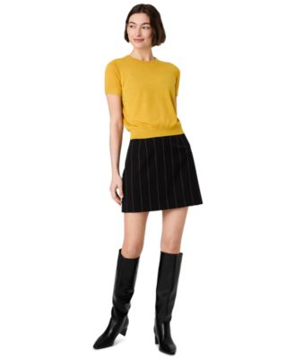 Women's Nola Fine Knit Short-Sleeve Top