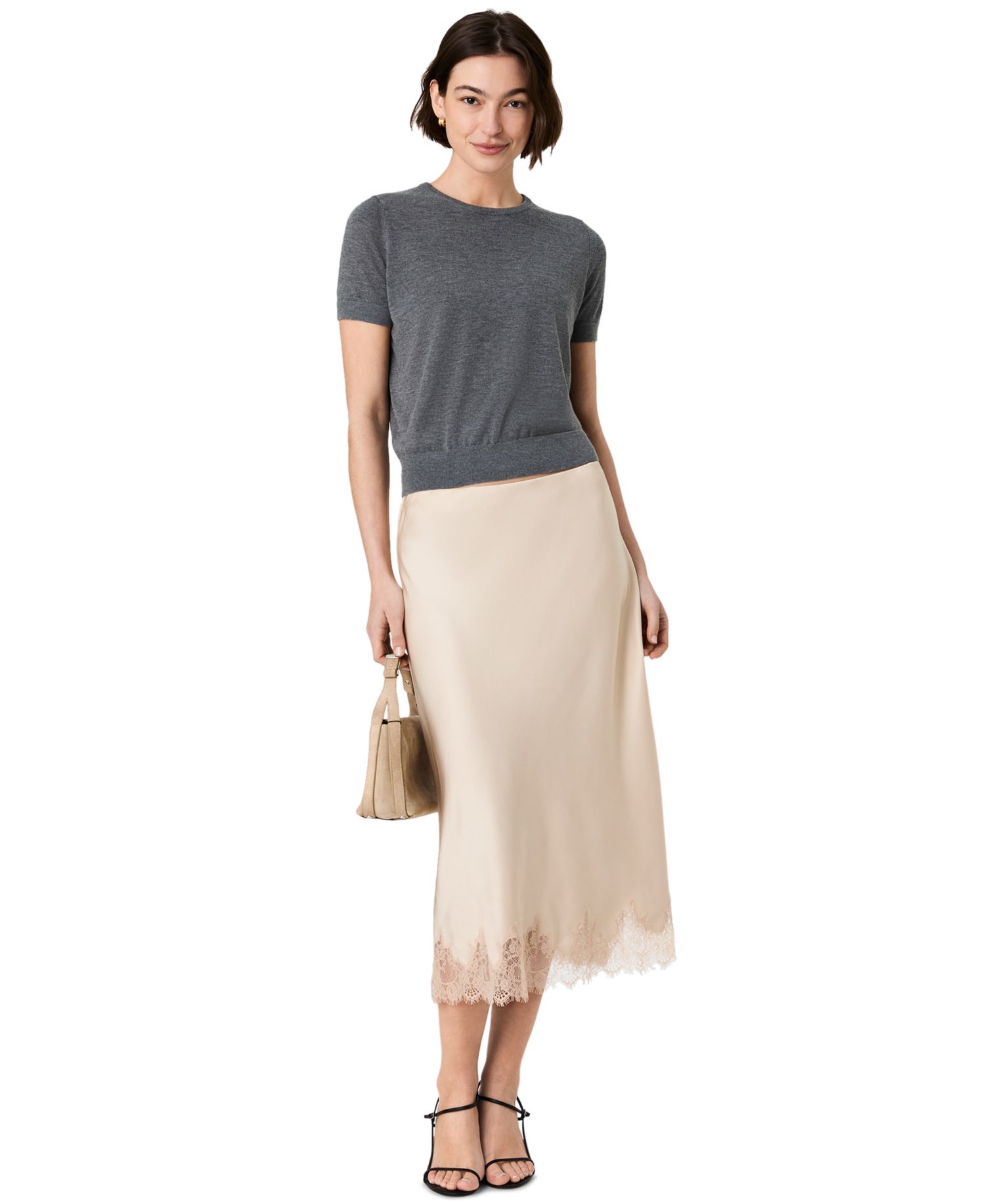 Women's Nola Fine Knit Short-Sleeve Top