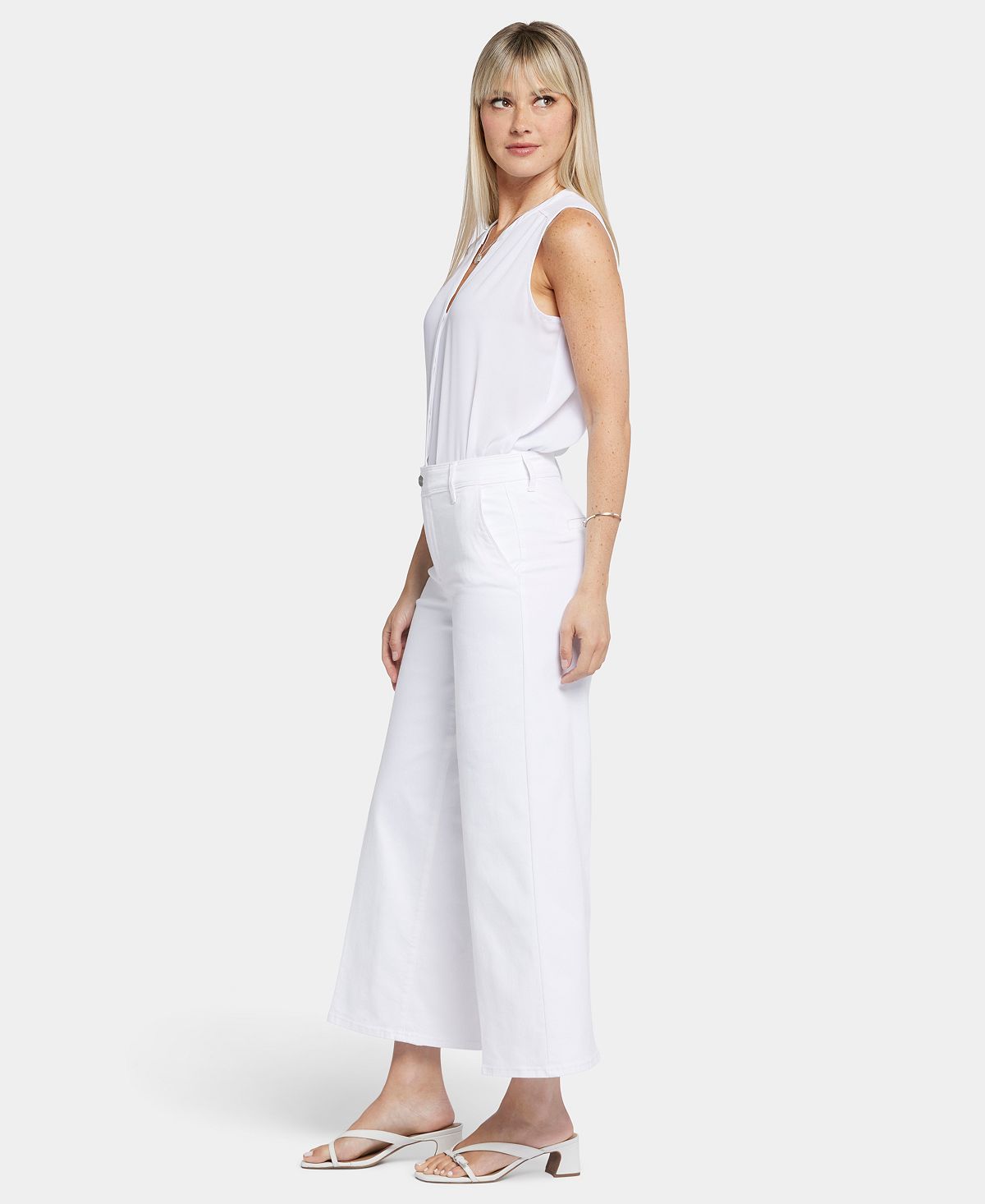 NYDJ Women's Mona Wide-Leg Trouser Ankle Jeans view 2 — MAYCSS fashion products
