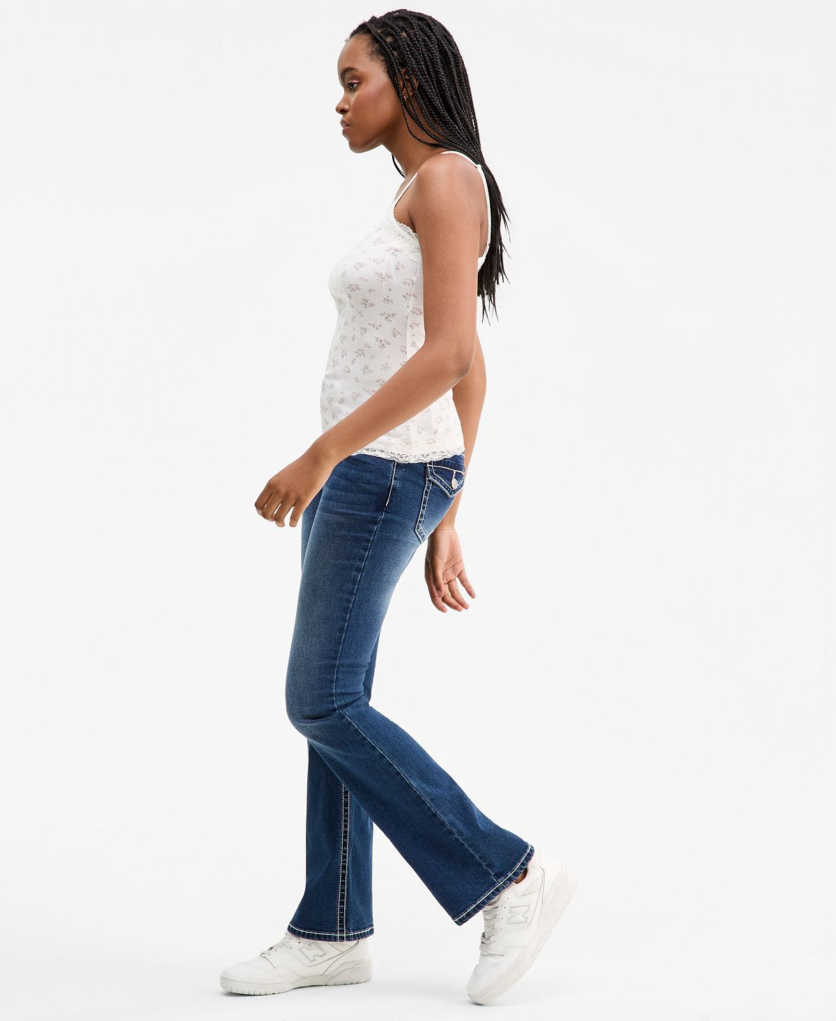 Madden Girl Juniors' High Rise Bootcut Jeans view 7 — MAYCSS fashion products