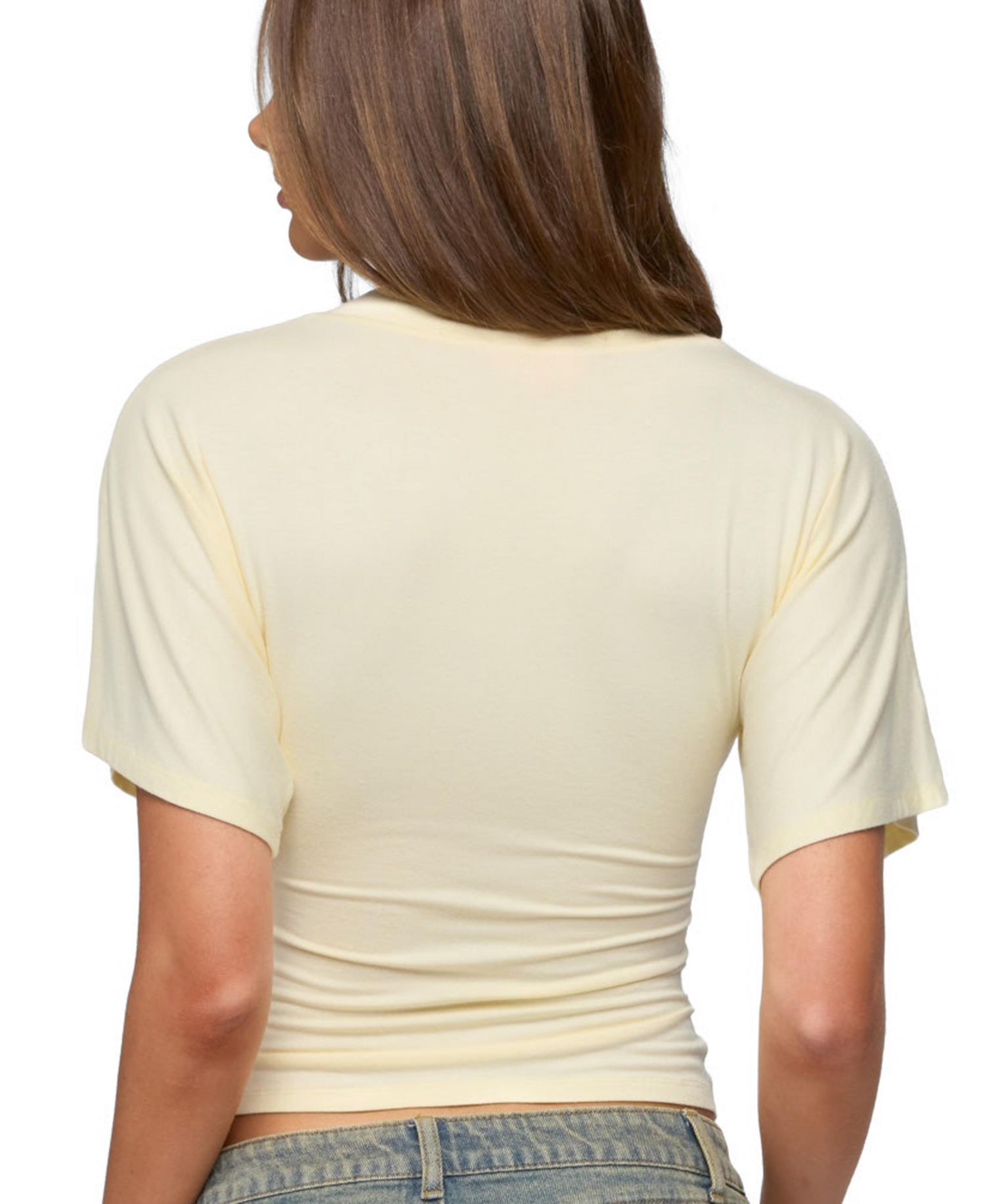 Women's Sully Iridescent Button Wrapped Top