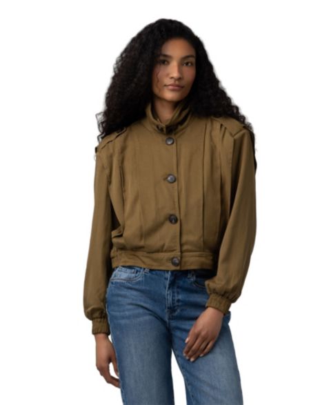 Женские куртки BLANK NYC Mock Collar Jacket