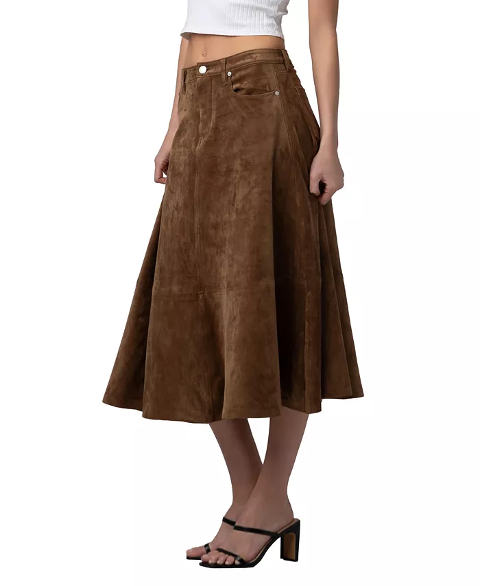 Women's A-Line Midi Skirt - thumbnail 3