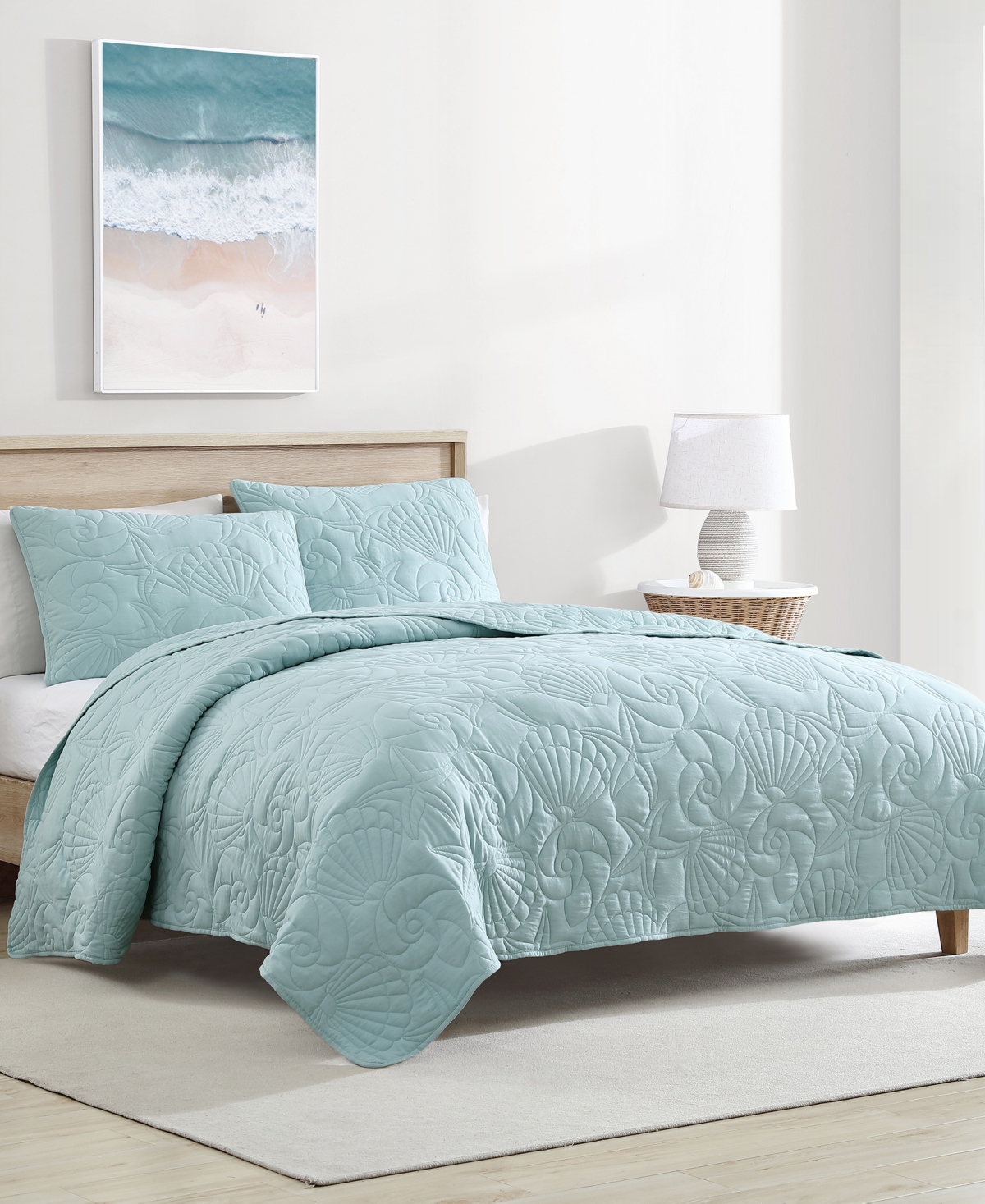 Carribbean Joe Shell Outline -Piece Quilt Set
