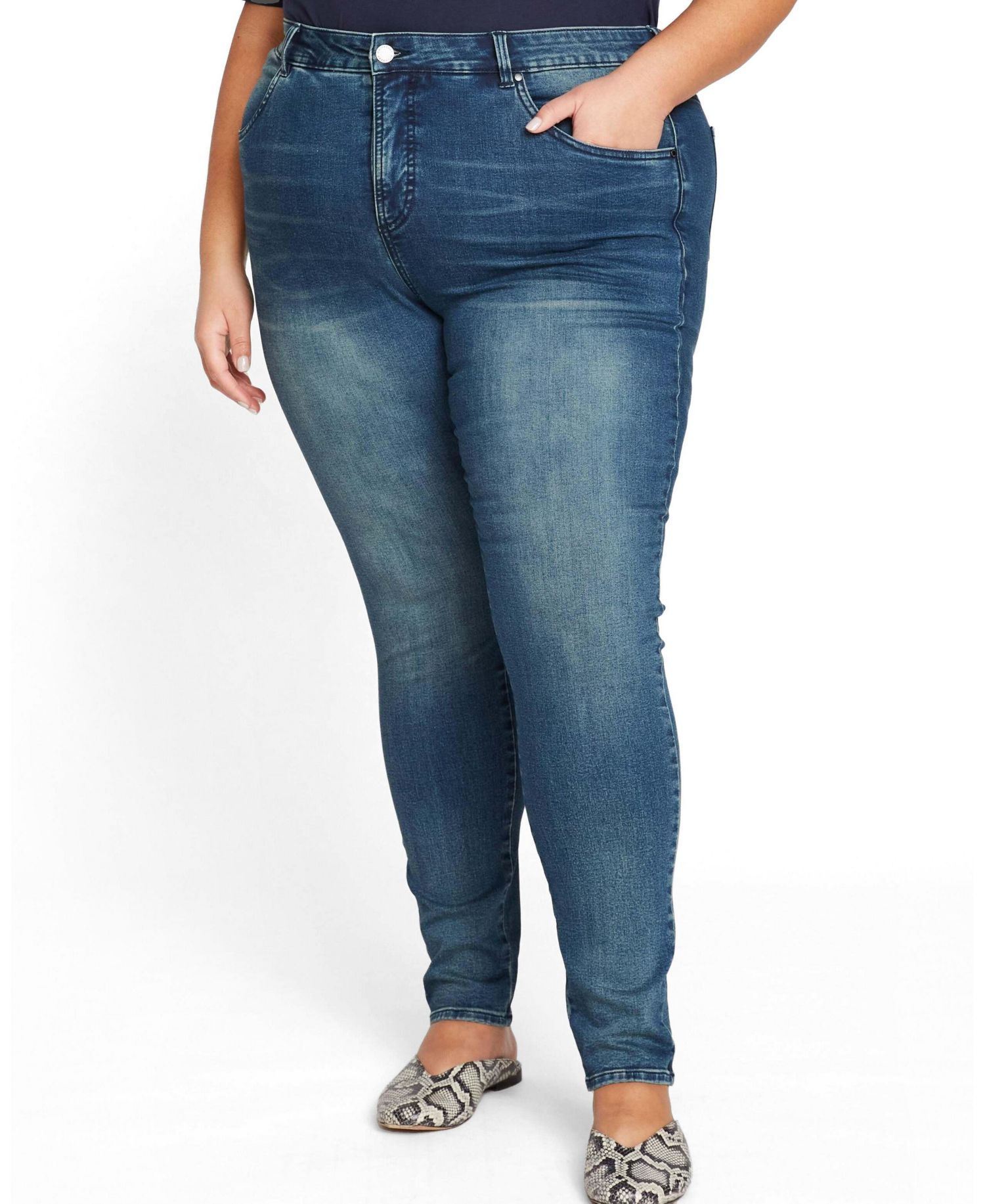 Women's Seine High Rise Skinny Jeans 32 Inches