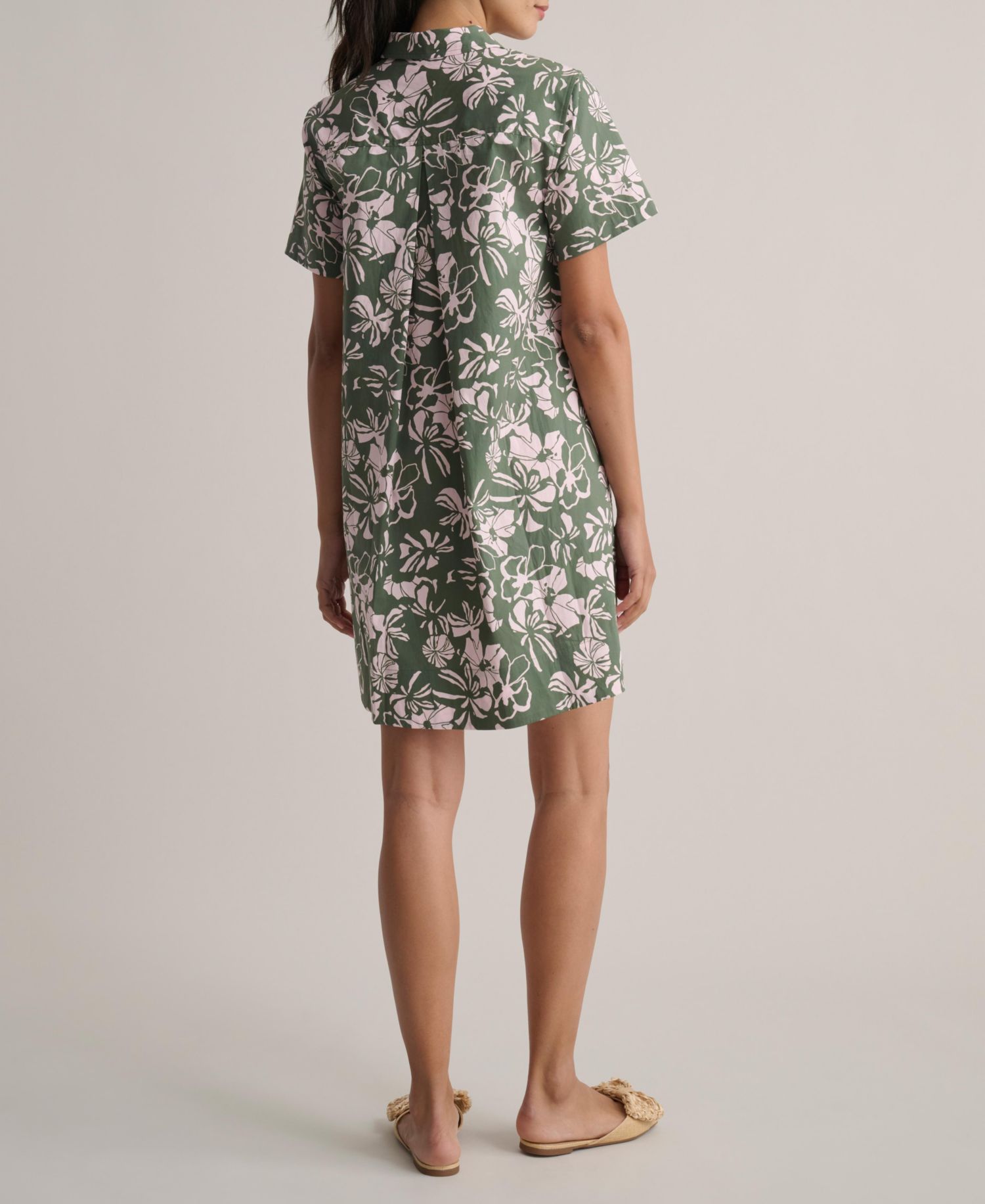 Women's Stretch Cotton Floral Popover Izzie Dress