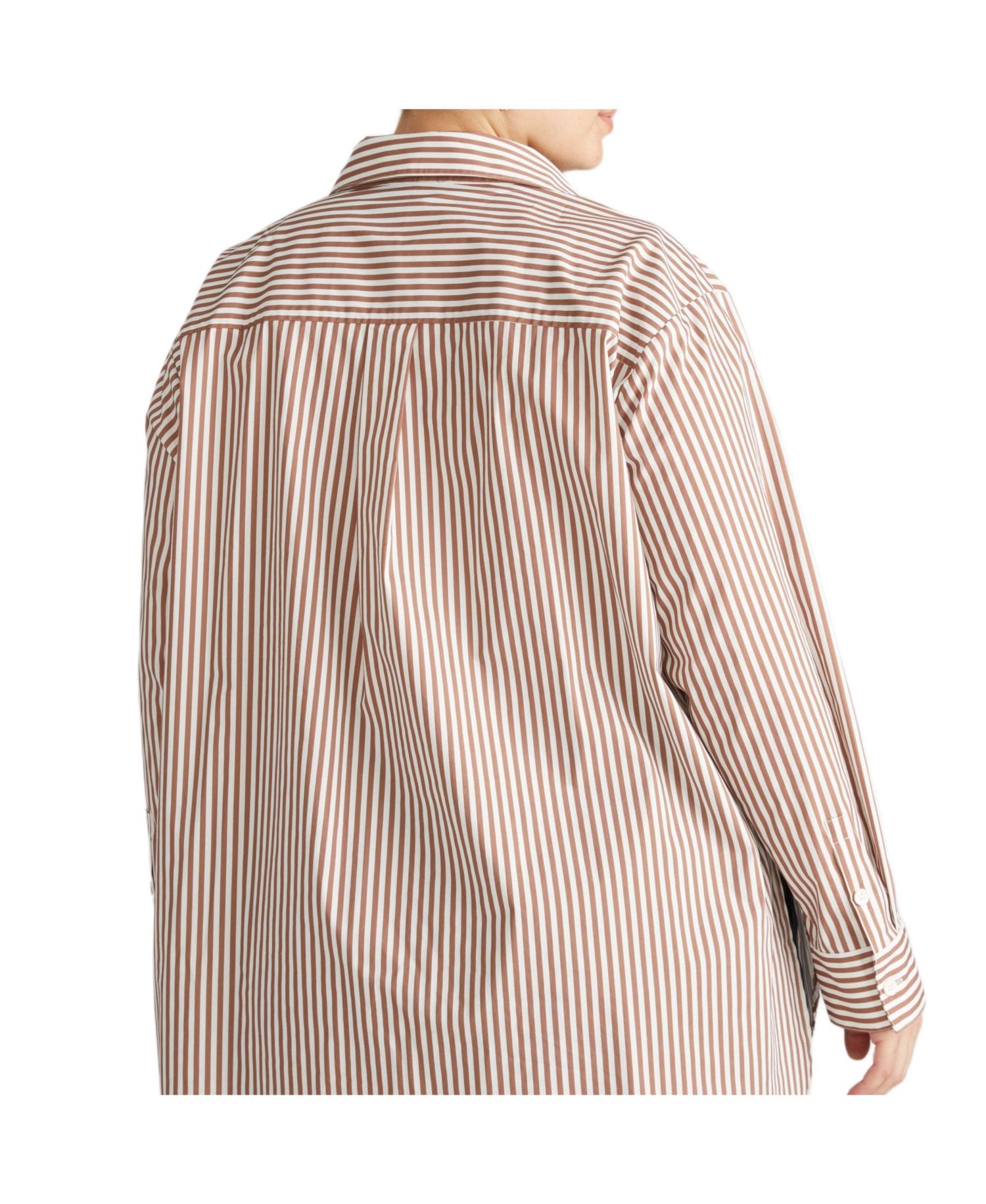 Plus Size Artist Poplin Shirt